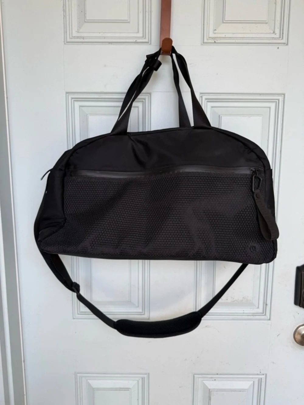 lululemon All Hours Duffel bag in black.